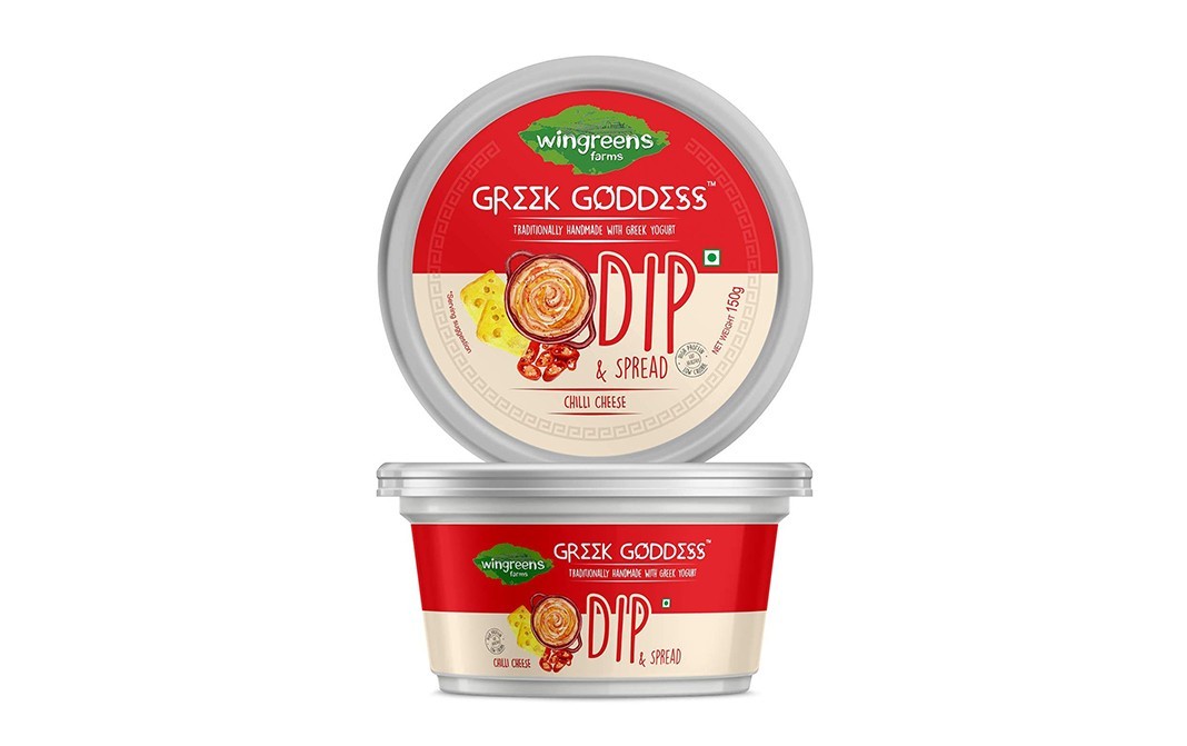 Wingreens Farms Greek Goddess Dip & Spread Chilli Cheese   Cup  150 grams